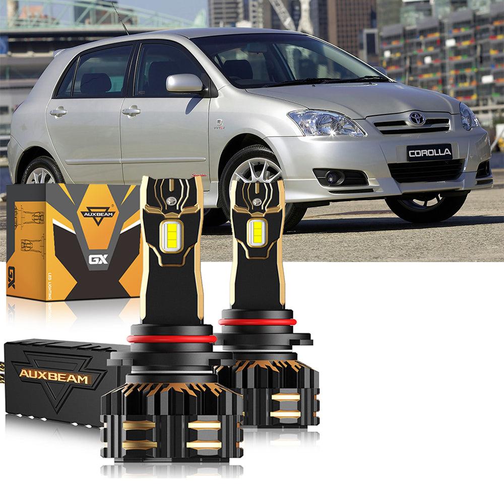 For 2001-2004 Toyota Corolla 9005 9006 LED Headlight Bulbs Bundle