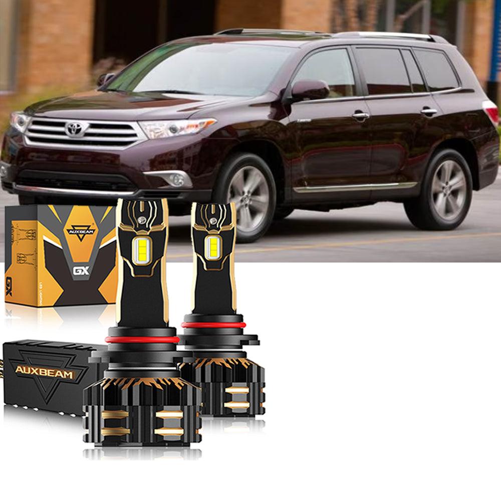For 2011-2013 Toyota Highlander 9005 H11 LED Headlight Bulbs Bundle