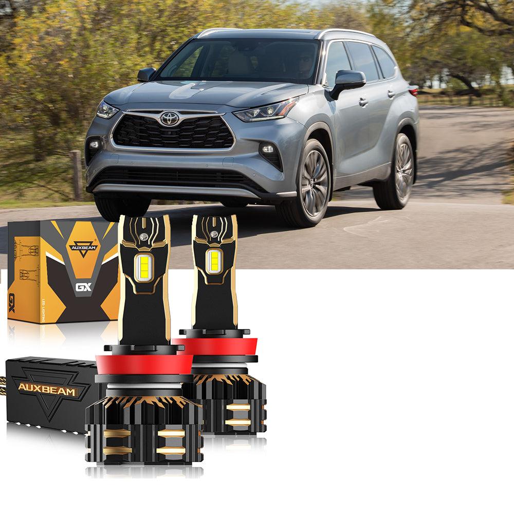 For 2014-2020 Toyota Highlander 9005 H11 LED Headlight Bulbs Bundle