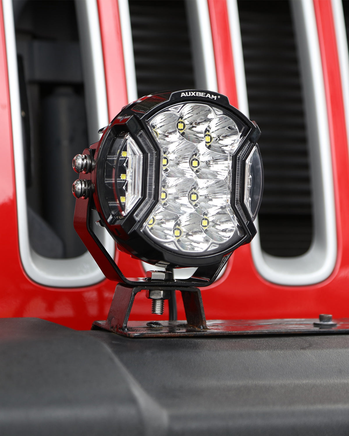 V-ULTRA Series | 5 Inch 172W LED Side Shooter White Pod Lights with Amber DRL