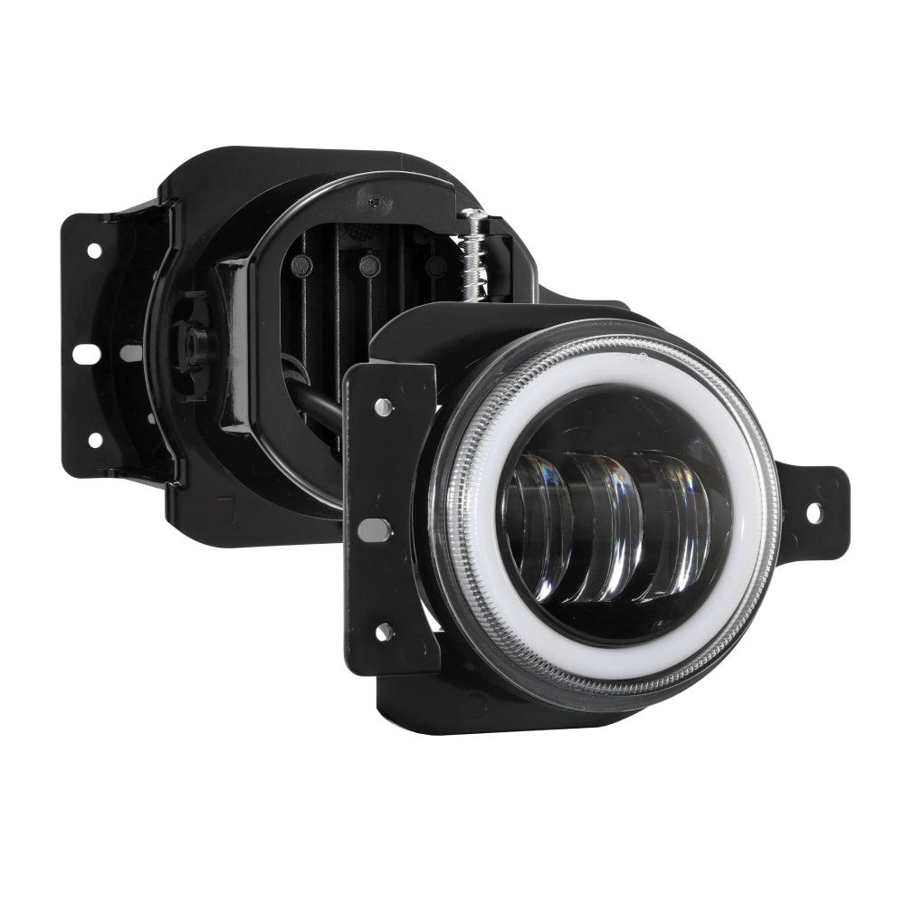 Upgraded RGB 9 Inch Headlights + 4 Inch Fog Lights Combo for Jeep Wrangler JL with APP Control