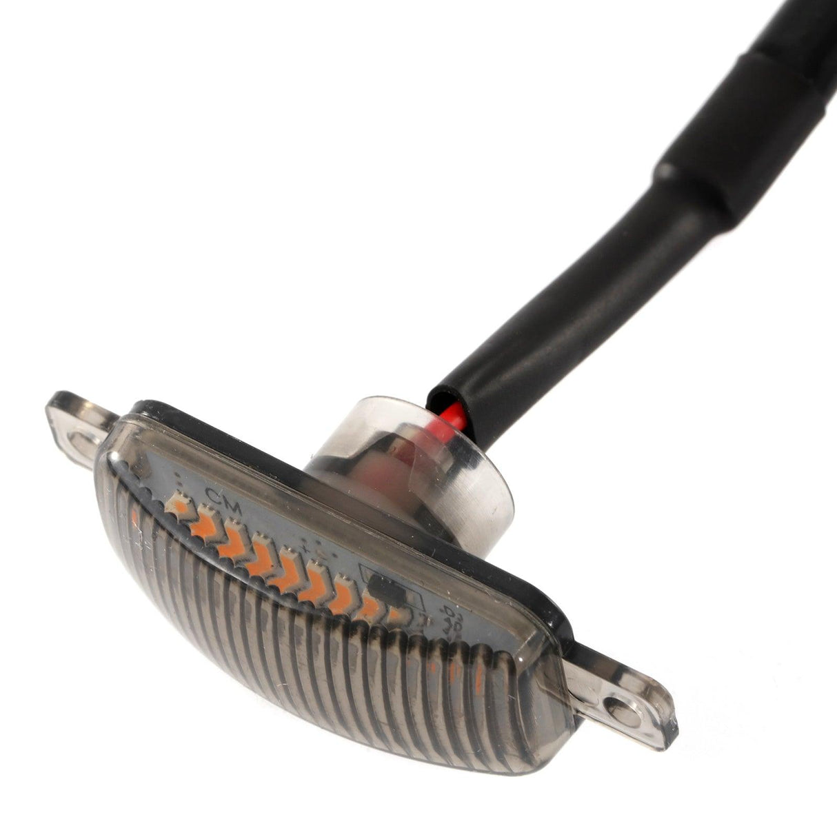 (3pcs/set) LED Front Grille Lights Raptor Style Amber Light Universal Car Modification (Amber shell/ Smoked shell)