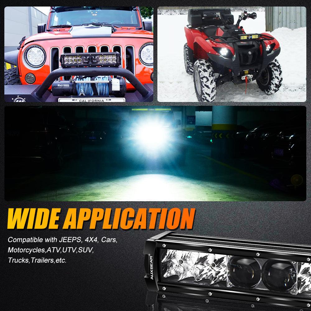 12"/22"/32"/42"/52" 5D-PRO Series LED Light Bar with 5D Projectors For Dodge Ram 2500