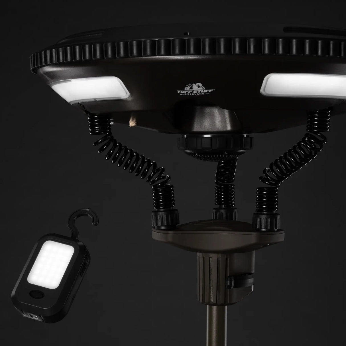 Halo Solar Light, 360-Degree - 700 Lumen, Freestanding, w Speaker Tuff Stuff Overland