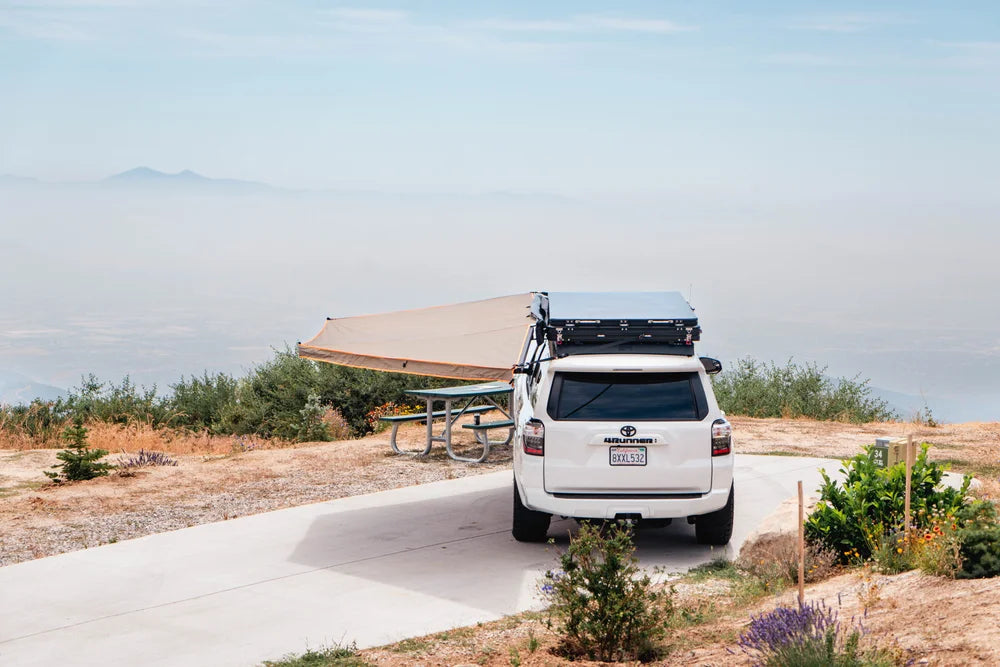 180 DEGREE AWNING, XL, DRIVER OR PASSENGER SIDE, C-CHANNEL ALUMINUM, OLIVE Tipella Backcountry