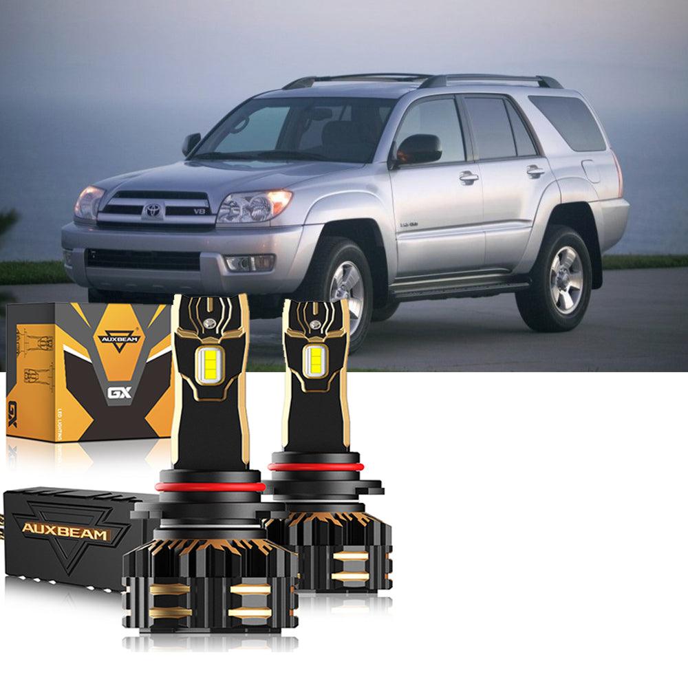 For 2003-2004 Toyota 4Runner 9005 9006 LED Headlight Bulbs Bundle