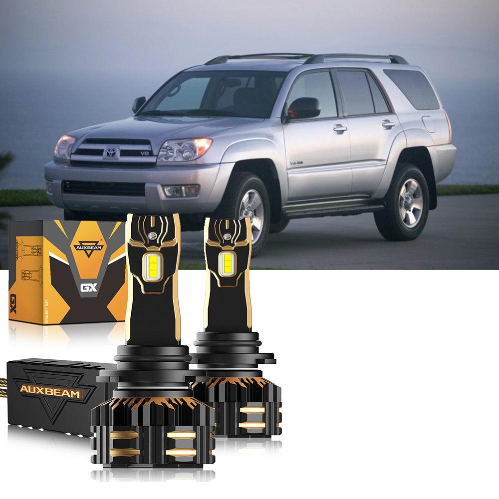 For 2003-2004 Toyota 4Runner 9005 9006 LED Headlight Bulbs Bundle