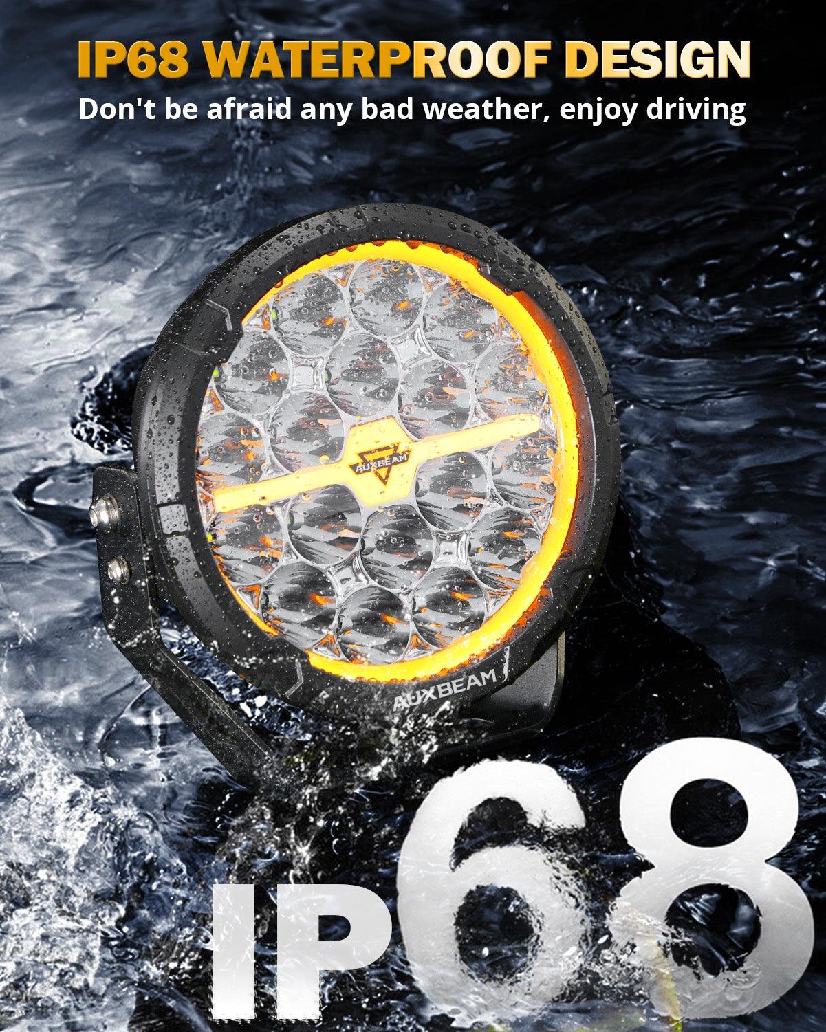 RAY-L Series 7/9 Inch Dual DRL Offroad LED Driving Lights