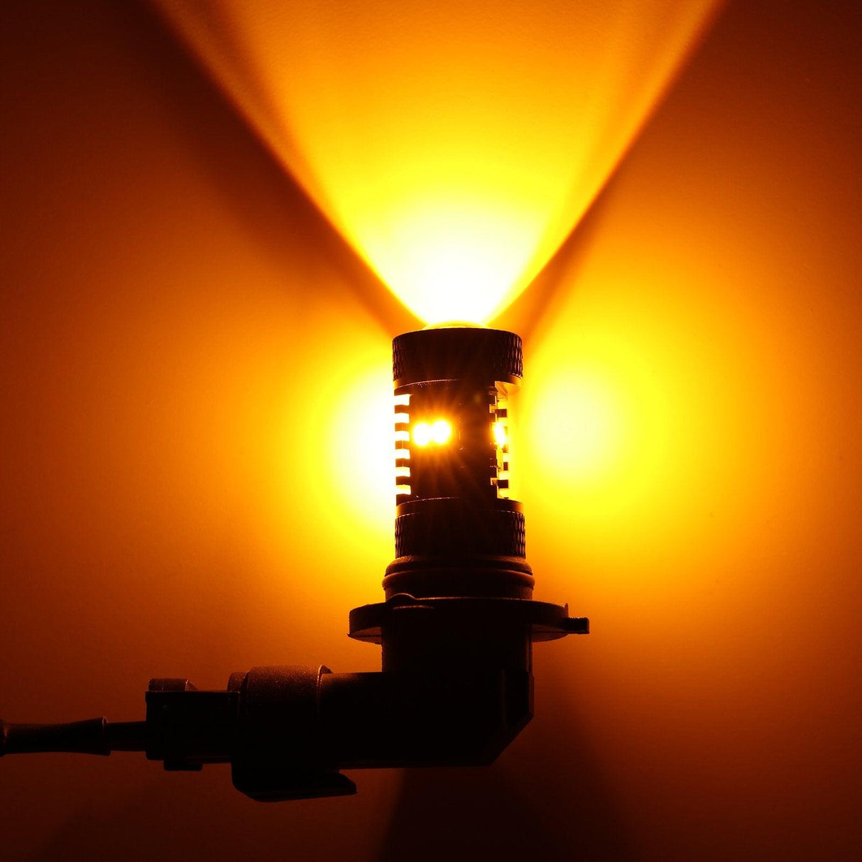 T25 3157 3156 LED Front Turn Signal & DRL Light Bulbs 300% High Brightness Dual Color Switchback White & Amber | 2 Bulbs