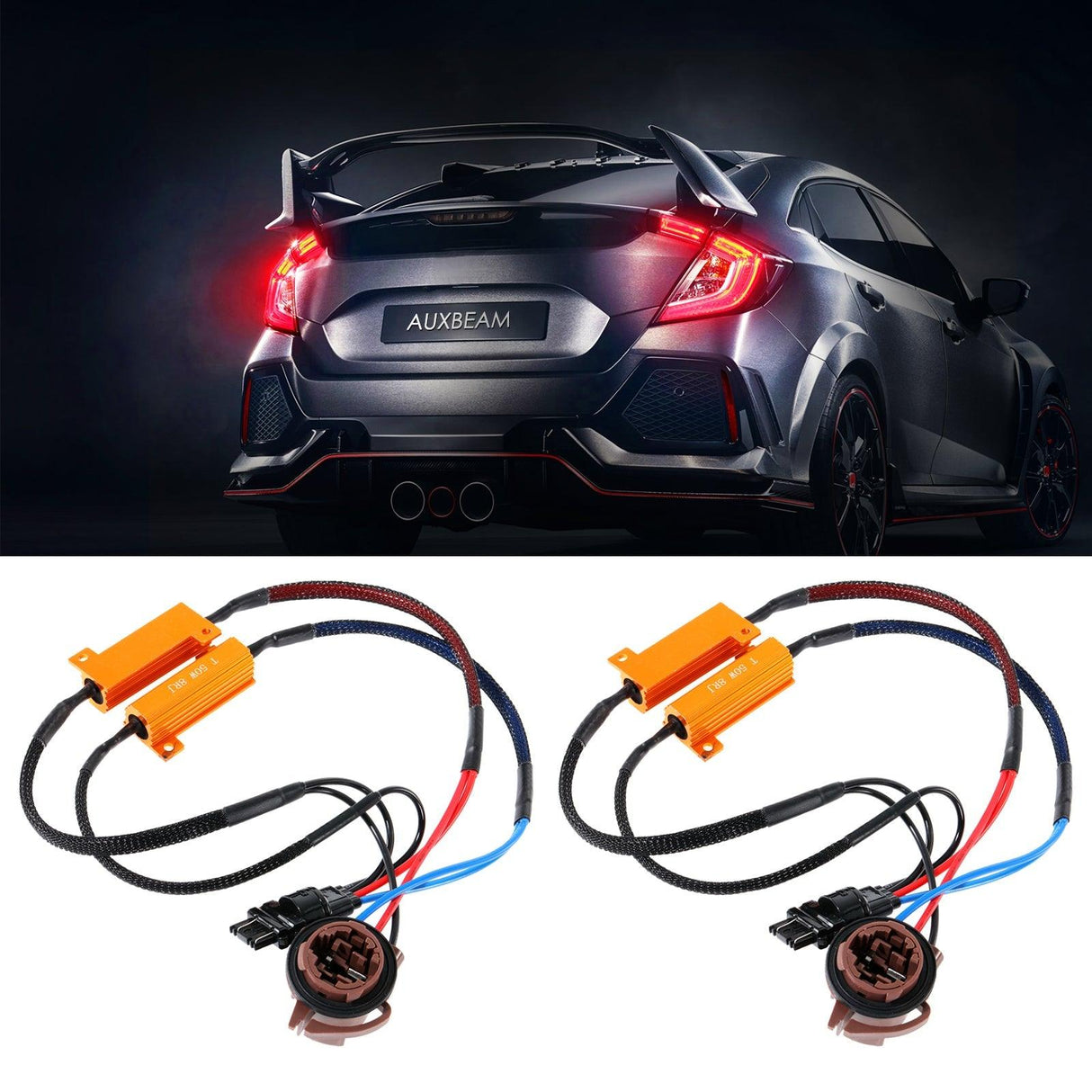 T25 3157 3156 LED Front Turn Signal & DRL Light Bulbs 300% High Brightness Dual Color Switchback White & Amber | 2 Bulbs