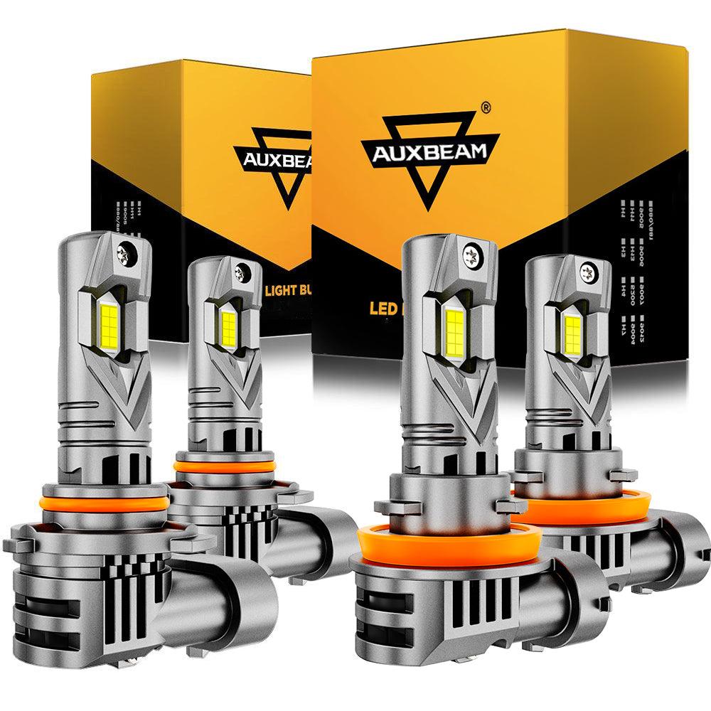 🆕1:1 Mini Size Q25S Series 22000LM 90W LED Headligt Bulbs 6500K Cool White
