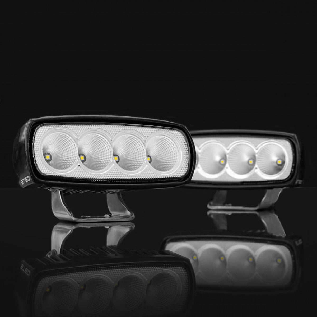 STEDI 20W Black LED Work Light Slim (Pair) Rove Overland