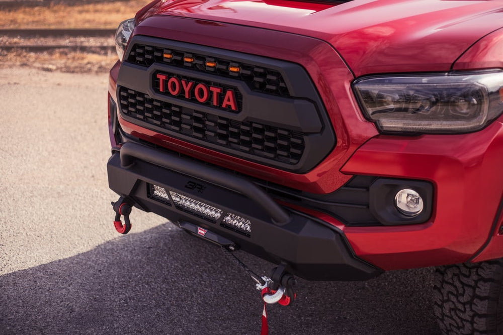 2016-2023 TOYOTA TACOMA HILINE FRONT WINCH BUMPER Body Armor 4x4