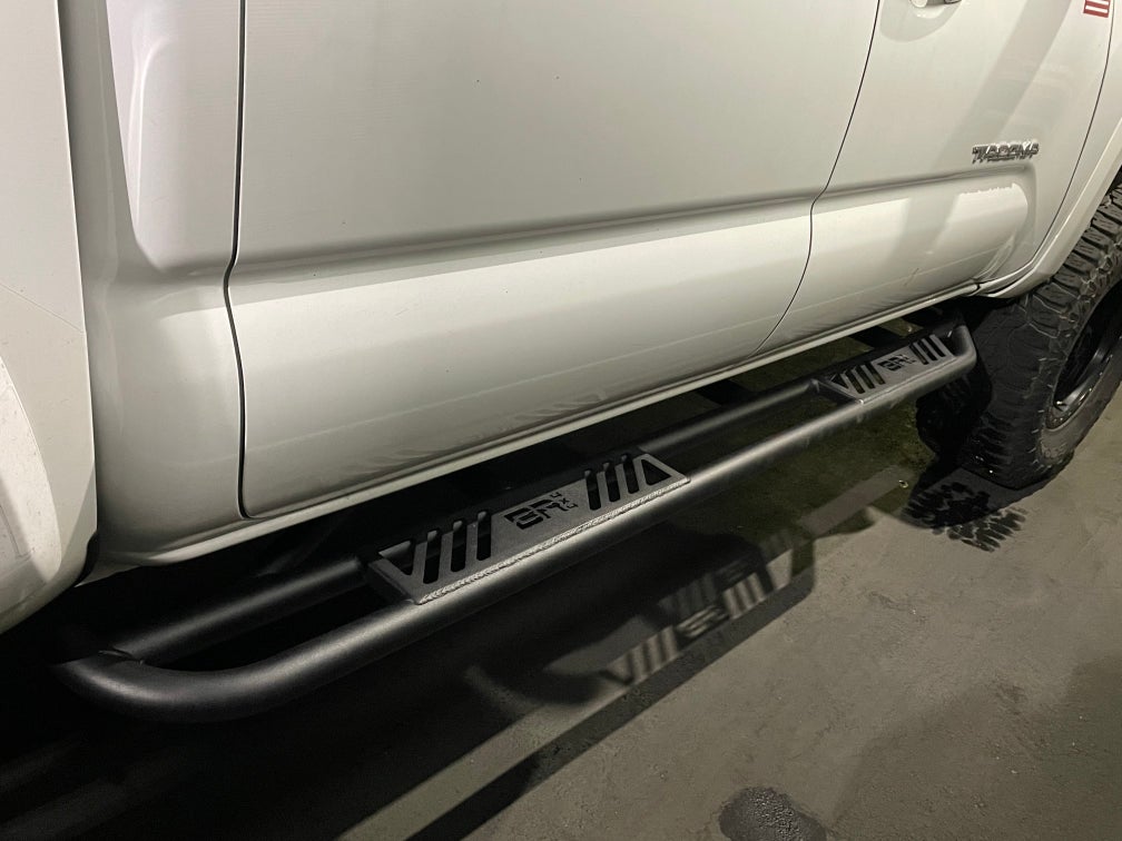 2005-2023 TOYOTA TACOMA DOUBLE CAB SHORT BED/ ACCESS CAB LONG BED REVO STEP SLIDERS Body Armor 4x4