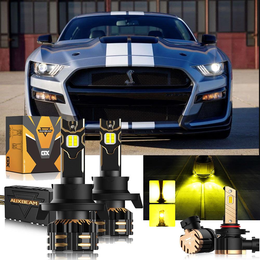 For 2005-2007 Ford Mustang GT H13 LED Headlight Bulbs