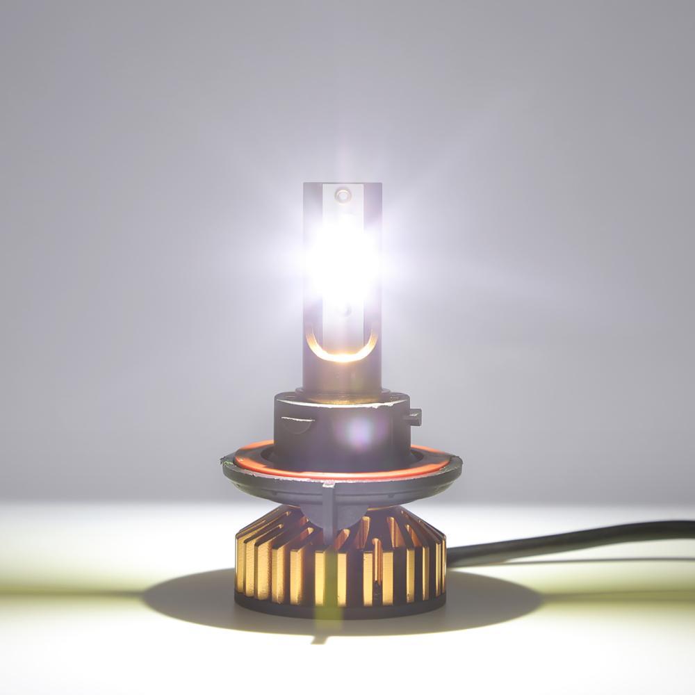 H13 LED Headlight Bulbs 52W 10000LM F2 Series Mini Size 6500K Cool White | 2 Bulbs