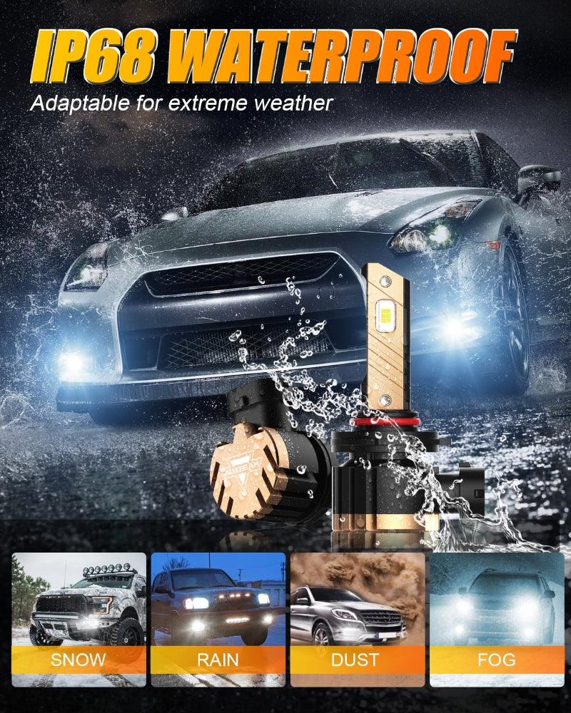 H10 9145 9140 HB3 LED Fog Light/DRL Bulbs 44W 8000LM 6500K Cool White Z3 Series | 2 Bulbs