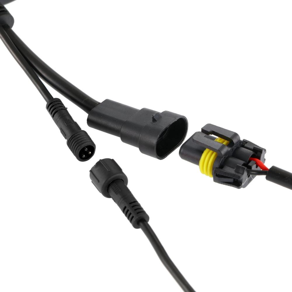 Upgraded 4 Inch LED Fog Lights with RGB Halo Ring & Turn Signal Light, Bluetooth Control for Jeep Wrangler JK/JL 2018-2024