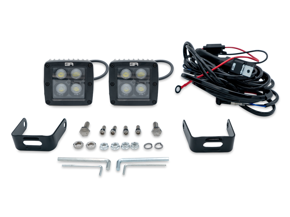 BLACKOUT LED CUBE FLOOD LIGHT Body Armor 4x4