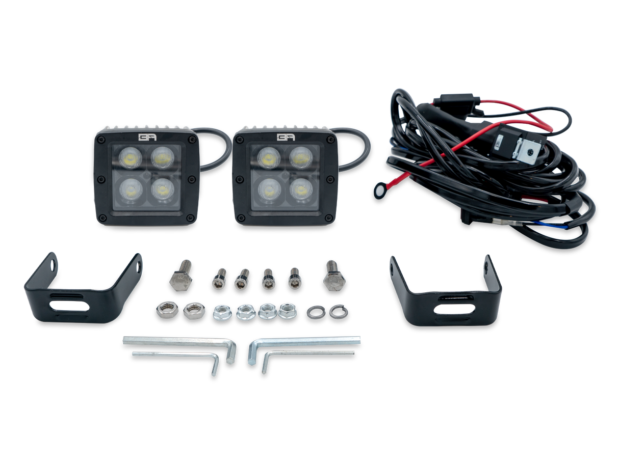 BLACKOUT LED CUBE FLOOD LIGHT Body Armor 4x4