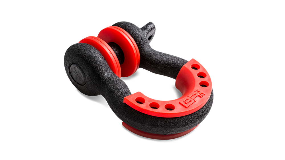 3/4 BLACK D-RING WITH ISOLATORS (SINGLE) Body Armor 4x4