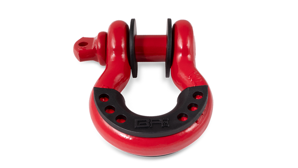 3/4 RED D-RING WITH ISOLATORS (SINGLE) Body Armor 4x4