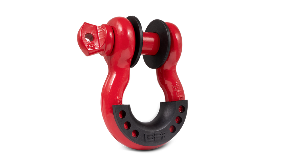 3/4 RED D-RING WITH ISOLATORS (SINGLE) Body Armor 4x4