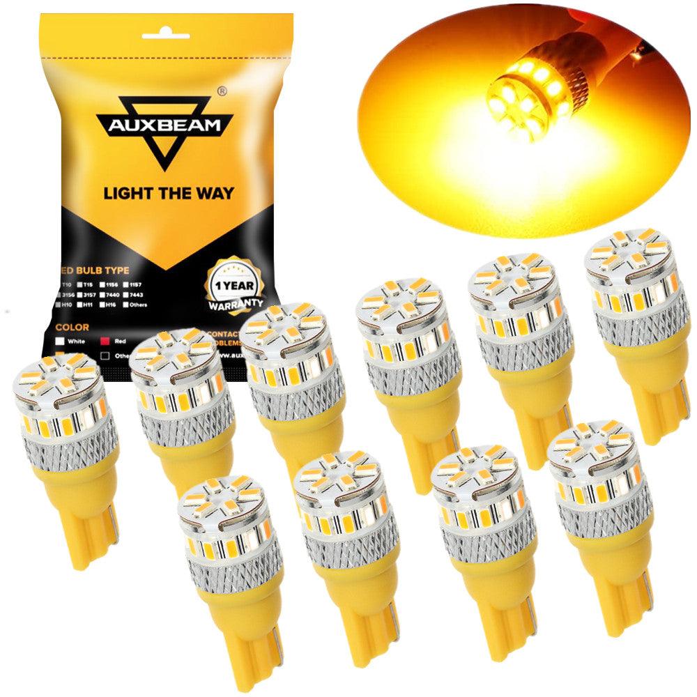 🔥T10/168/194/W5W/2825 White/Red/Amber LED Canbus Non-Polarity Light Bulb for Dome Map License Plate Trunk Cargo Bulbs