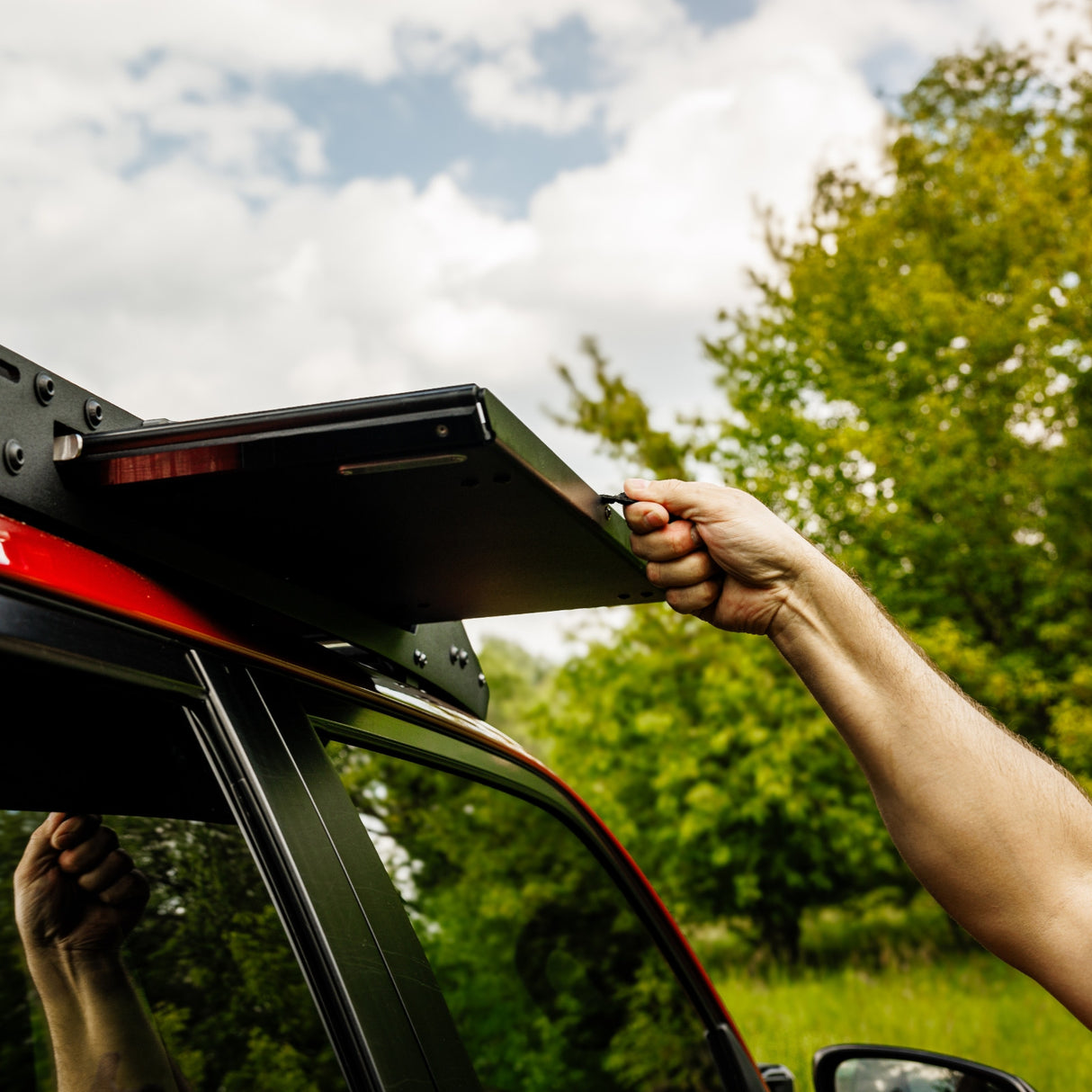 OX PRO Under Roof Rack Camping Table Kit