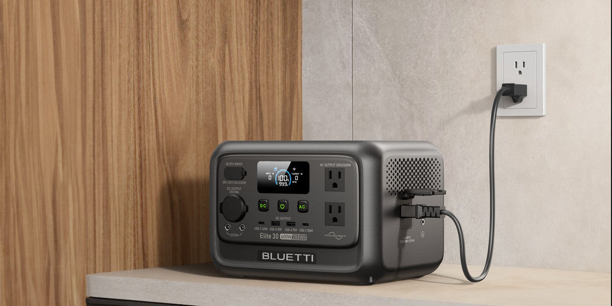 BLUETTI Elite 30 V2 | 288Wh 600W Portable Power Station