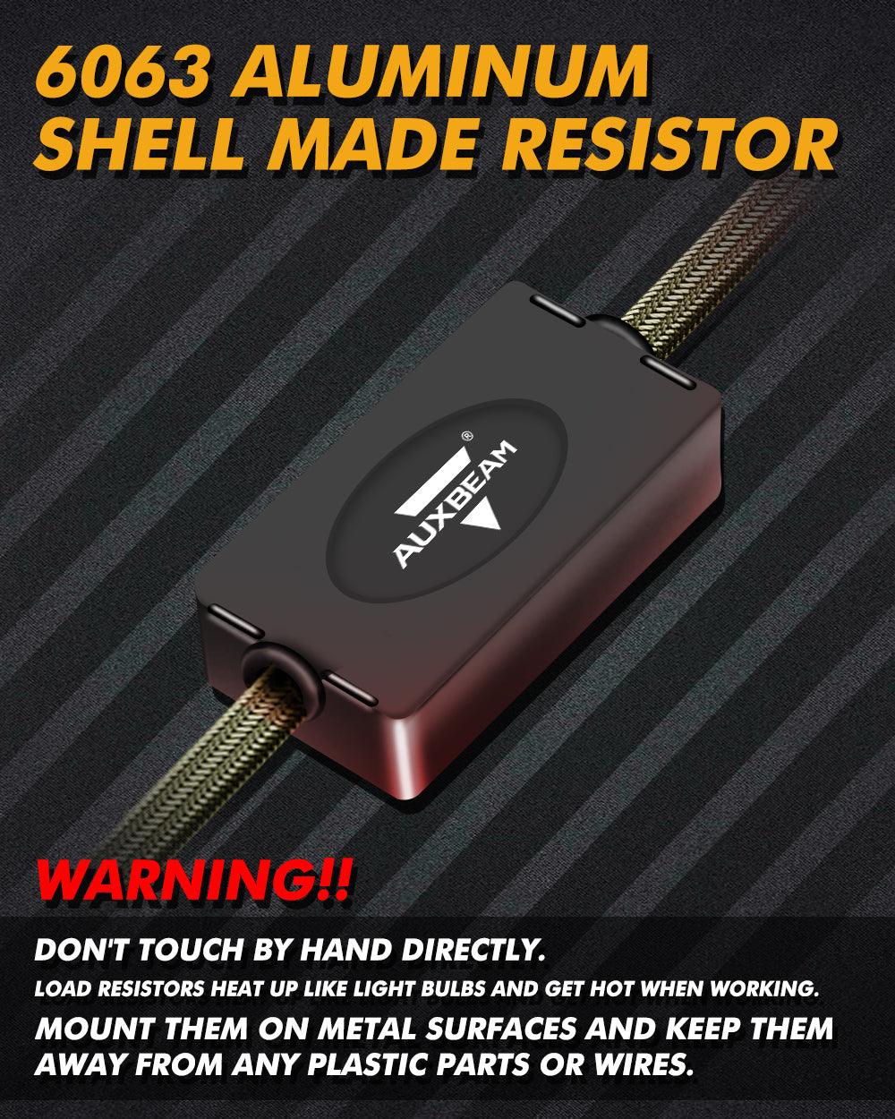 π7443 C8-Model Decoder Anti-Flicker CANBUS Resistors Decoder Avoid Fast Hyper Flash Turn Signal Blink Light Dashboard Error Code 2pcs/set