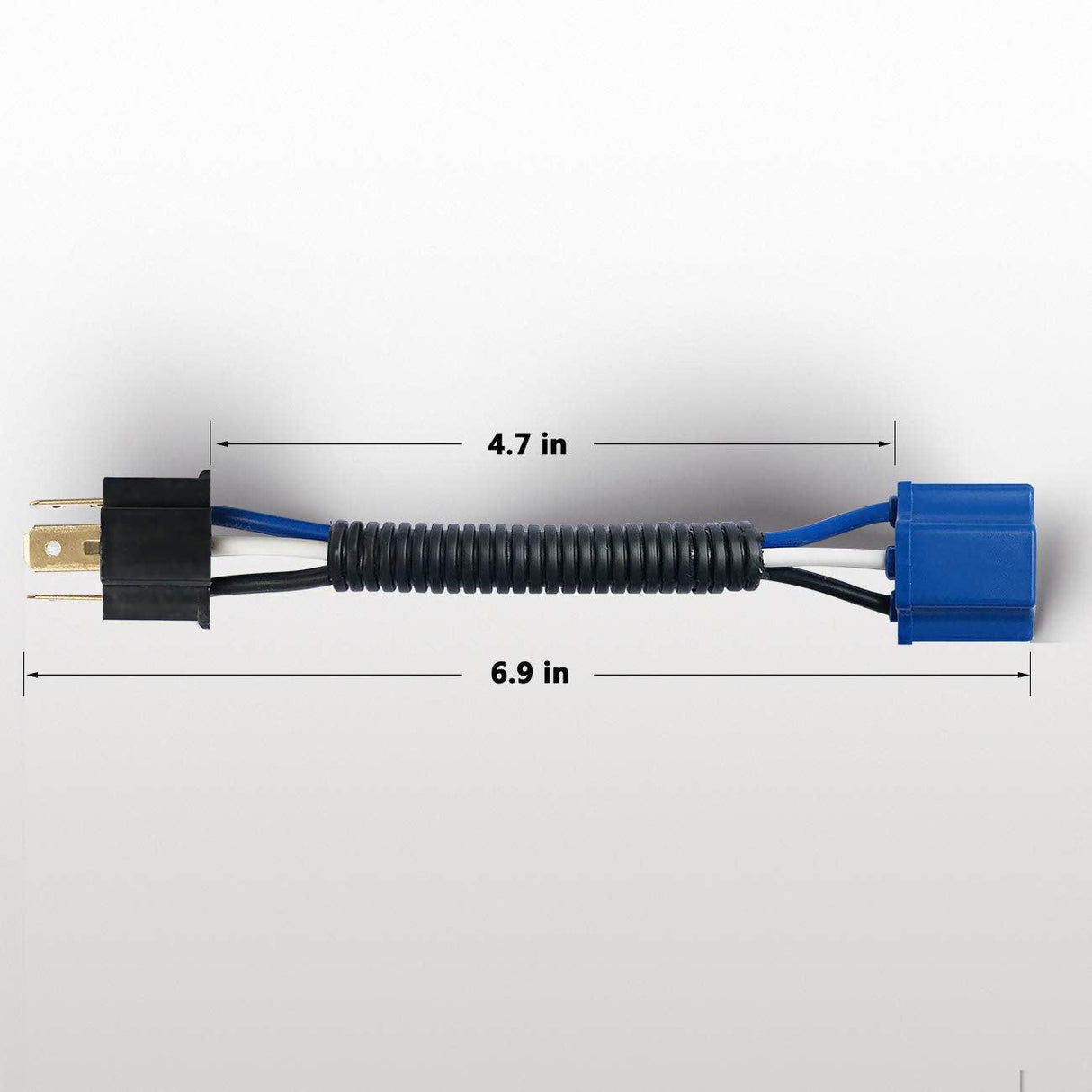 H4 LED HEADLIGHT SOCKET FEMALE ADAPTER WIRING HARNESS CONNECTOR FOR HEADLIGHT/FOG LIGHT 2PCS/SET