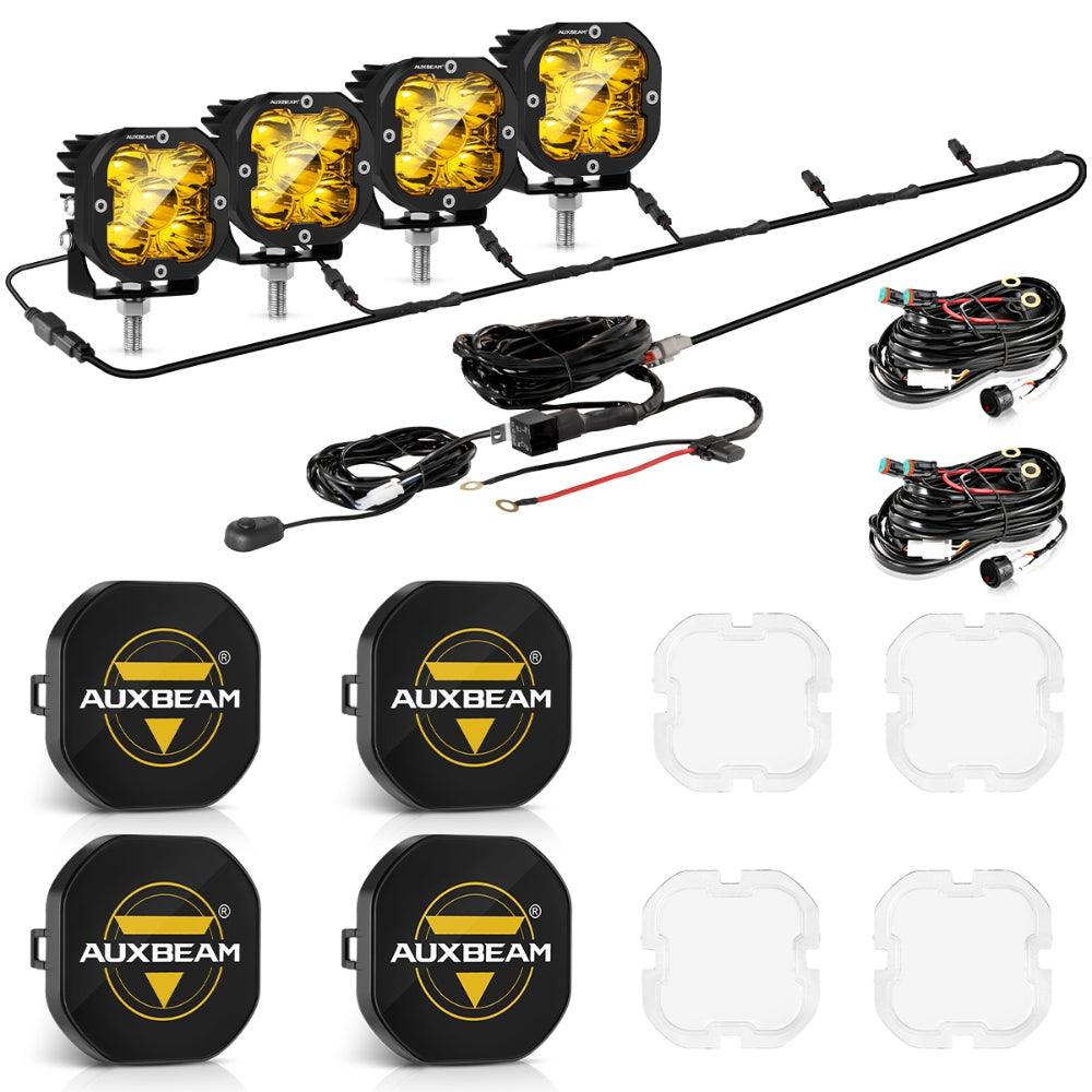 XP-ULTRA Series 3 Inch 80W 9600LM LED Pods Lights White&Amber