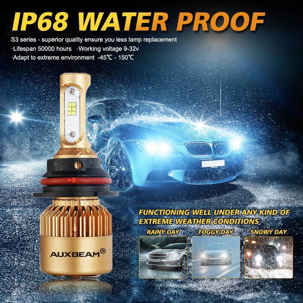 For 2000-2011 Ford Ranger 9007 LED Light Bulbs S3 Series 270°/360° Beam 8000LM