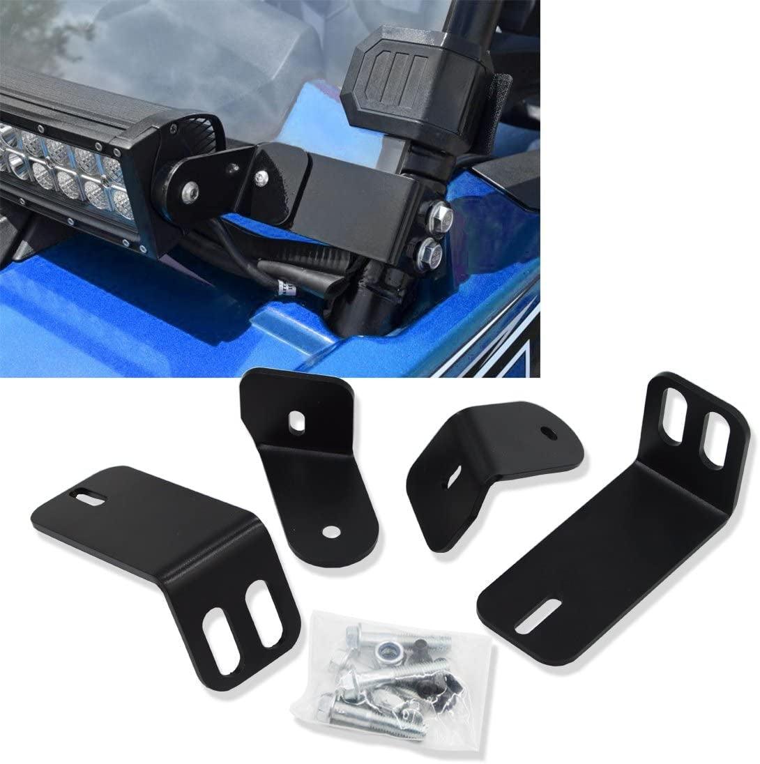 32 Inch 5D Series Straight/Curved LED Light Bar & A-pillar Light Bar Mounting Bracket Combo for RZR 900/ RZR S900/ RZR 900 XC/ RZR XP 1000/ RZR Turbo