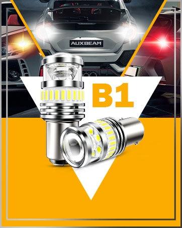 1157 BAY15D LED Backup Reverse/Turn Signal/Brake Tail Light Bulbs 11W 4000LM 6500K White B1 Series | 2 Bulbs