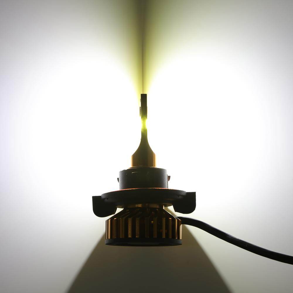 H13 LED Headlight Bulbs 52W 10000LM F2 Series Mini Size 6500K Cool White | 2 Bulbs