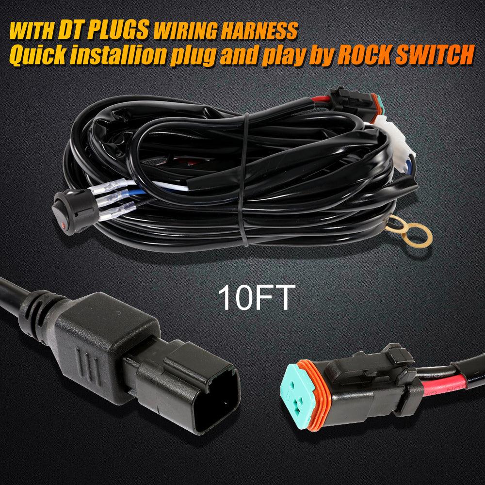 42 Inch 5D-PRO Series LED Light Bar & Car Roof Windshield LED Light Bar Mounting Bracket for 2014-2019 Can-Am Commander 1000 800 Models