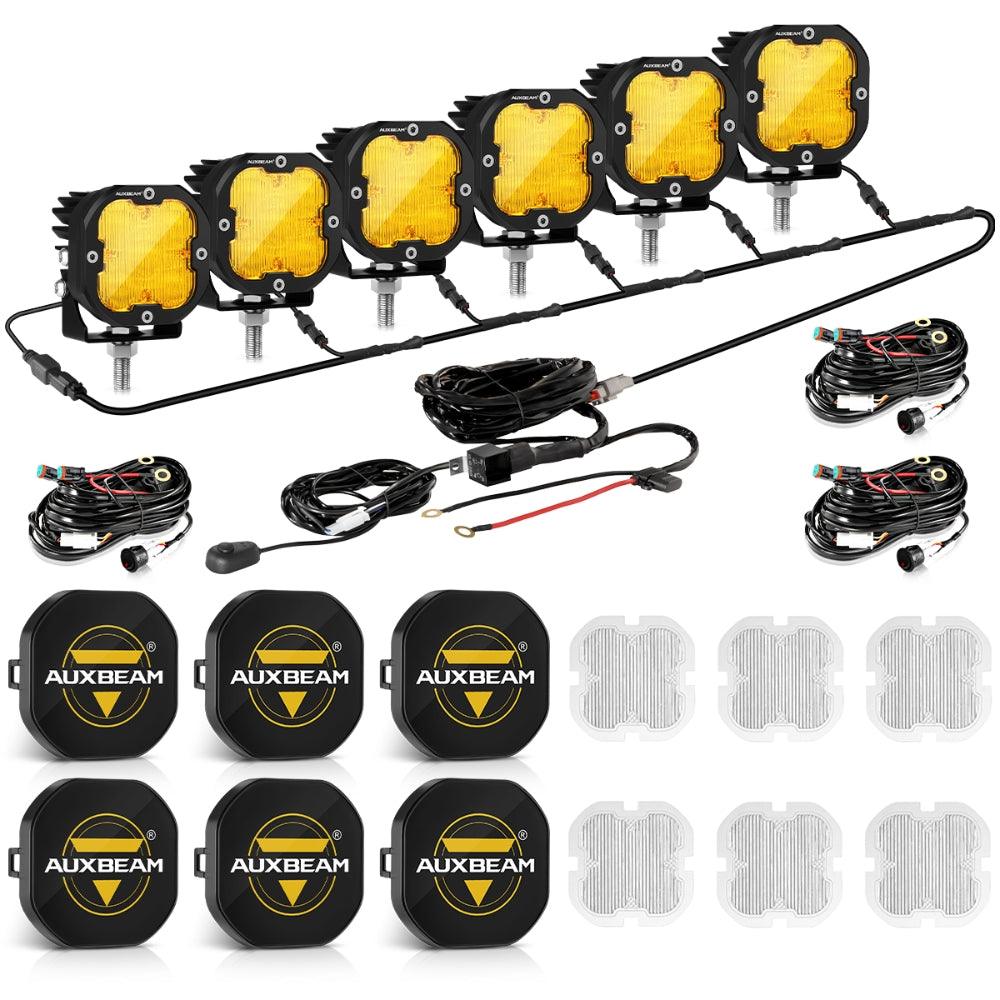 XP-ULTRA Series 3 Inch 80W 9600LM LED Pods Lights White&Amber