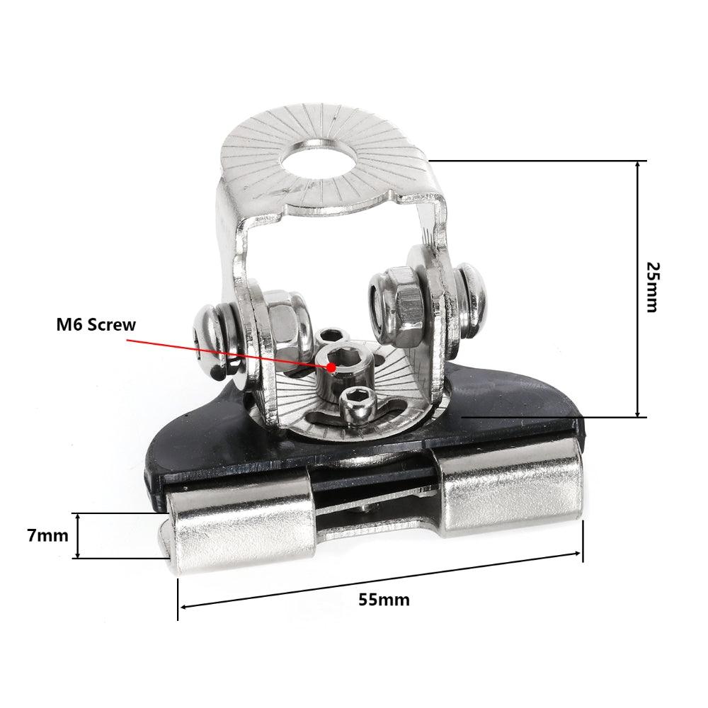 12 Inch 5D-PRO Series 22000LM Spot Beam Off Road Led Light Bar+Universal Mounting Brackets Adjustable Pillar Hood