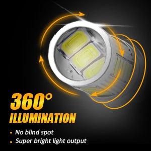 T20 7443 7440 LED Backup Reverse/Turn Signal/Brake Tail Light 20W 4000LM 6500K White 33LED Series | 2 Bulbs