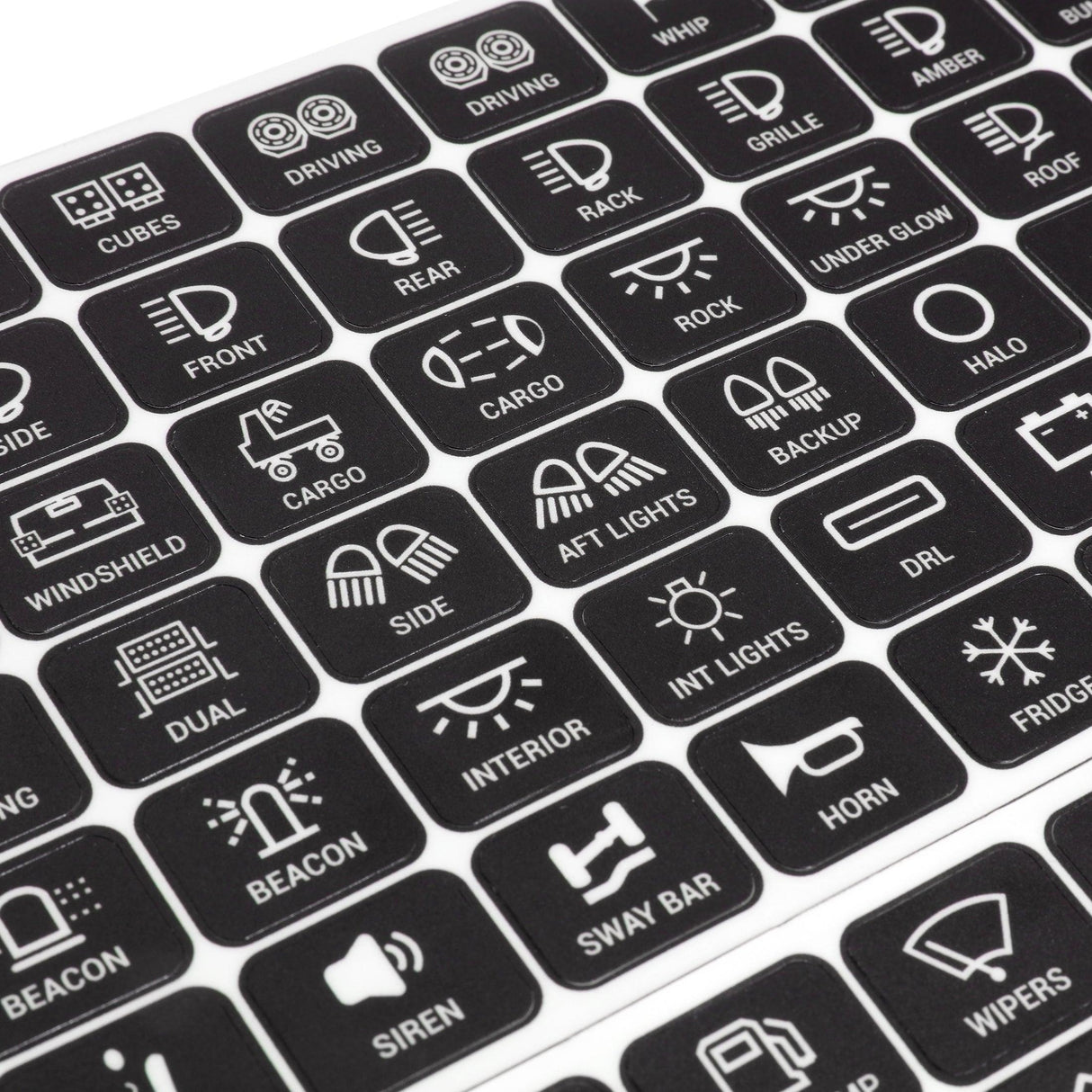 120 Universal Stickers for AC-1200/AR-600/RA80 XL/RB80 XL Switch Panel