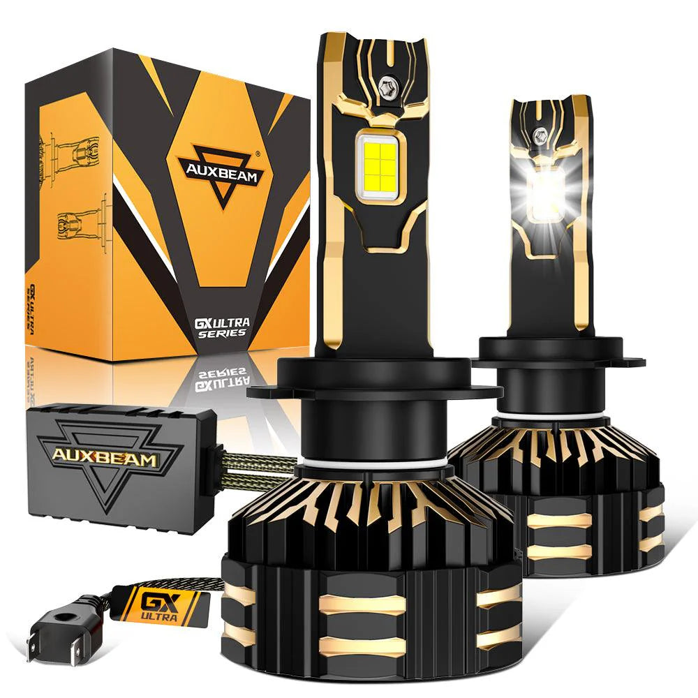 H7 LED Bulb Fog Lights/Low Beam Lights 110W 25000LM GX Bi-Color Series High Power & Brightness Dual Color Switchback | 2 Bulbs