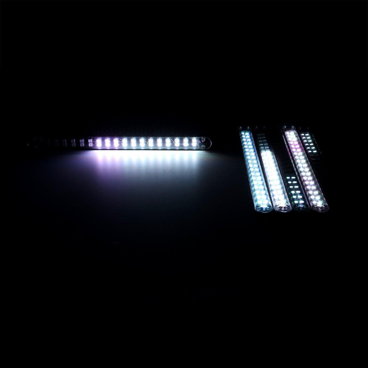 Magic Dream Color RGB Underglow Lights LED Strip Lights Kit with Bluetooth APP & Wireless Remote Control with Brake Light Function for ATV UTV