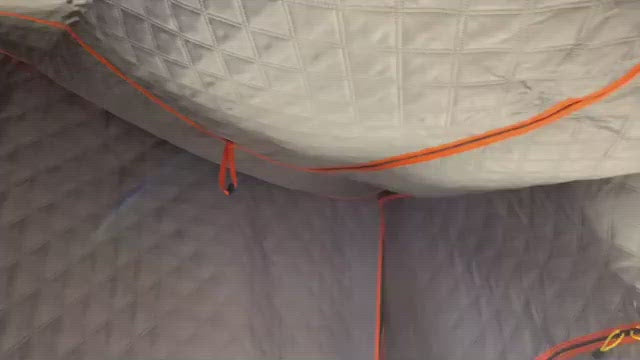 Insulated RTT Liner, Quilted, Zip-in, Gray Tuff Stuff Overland