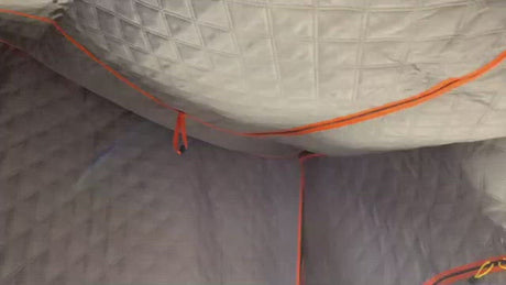 Insulated RTT Liner, Quilted, Zip-in, Gray Tuff Stuff Overland