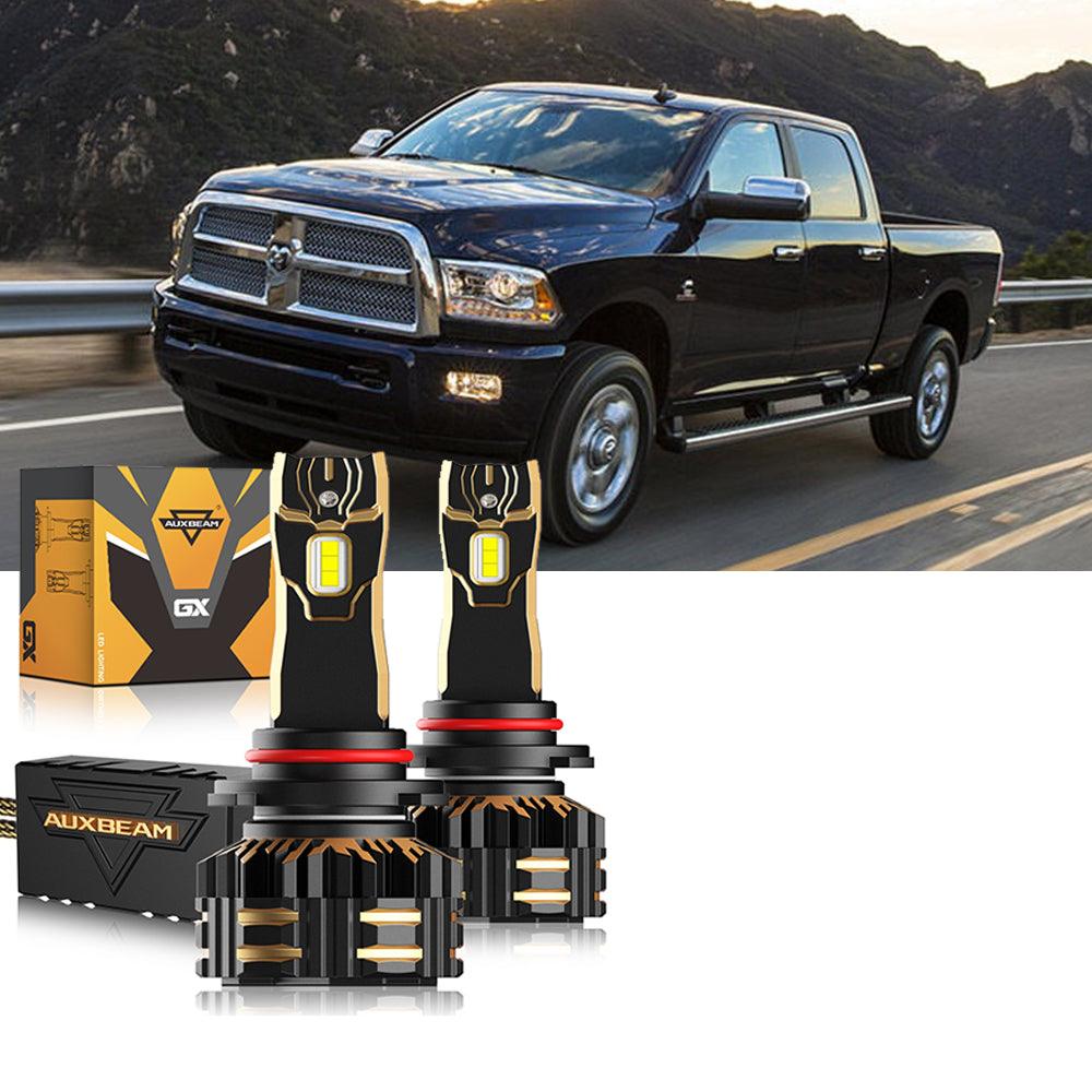 For 2013-2015 Ram 2500 (with projector-type headlights) 9005 9012 LED Headlight Bulbs Bundle