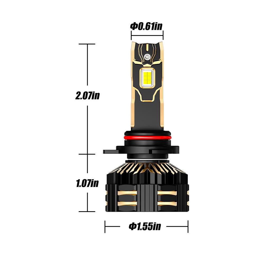 🆕9012/HIR2 LED Headlight Bulbs 190W 35000LM GX-PRO Series 6500K Cool White | 2 Bulbs