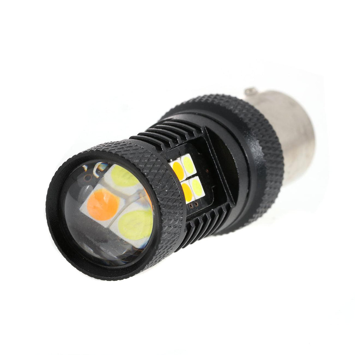 1157 BAY15D LED Front Turn Signal & DRL Light Bulbs 300% High Brightness Dual Color Switchback White & Amber | 2 Bulbs