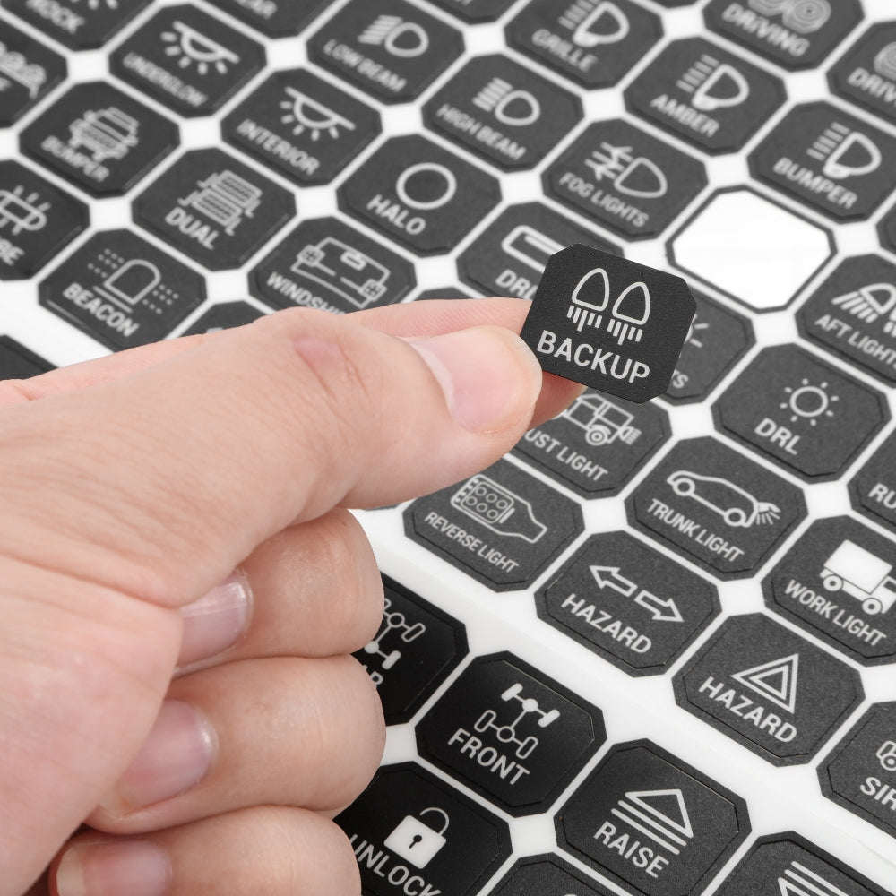 120 Universal Stickers for Switch Panel